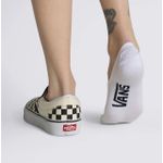 Meia Vans Classic Canoodle 36/39 White Black (Pack 3)