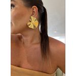 BRINCO CHAPA G BANHADO A OURO