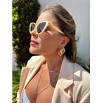 BRINCO ARGOLA TRIPLA GR G BANHADO A OURO 