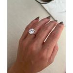 ANEL REGULÁVEL SOLITÁRIO G BANHADO A RODIO BRANCO