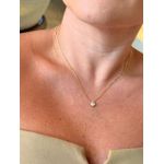 COLAR PONTO DE LUZ BANHADO A OURO