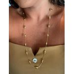 COLAR LONGO TUBINHOS BANHADO A OURO 