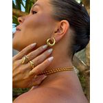 BRINCO FRONTAL ESPIRAL P BANHADO A OURO