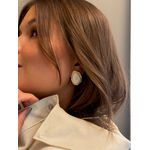BRINCO BOHO CHAPA ORGANIC NUDE BANHADO A OURO