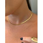 CHOKER FITA FINA DETALHADA BANHADO A OURO