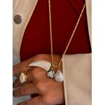 COLAR LONGO CORDÃO BAIANO E PATUÁ BANHADO A OURO
