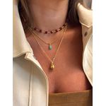 CONJUNTO TRÊS COLARES BOHO BANHADO A OURO