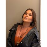 COLAR LONGO BOHO PATUÁ CRISTAIS PRETOS BANHADO A OURO