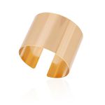 BRACELETE LISO MAXI BANHADO A OURO 