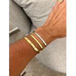 BRACELETE LISO FINO BANHADO A OURO