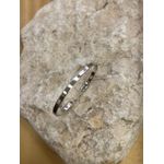 BRACELETE LISO FINO BANHADO A RODIO BRANCO