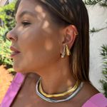 BRINCO GOTA CLICK BANHADO A OURO 