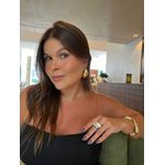 BRINCO NEW ARGOLA GOTA G MAXI BANHADO A OURO