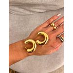 BRINCO ARGOLA BOLD BANHADO A OURO