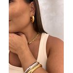 BRINCO ARGOLA BOLD BANHADO A OURO