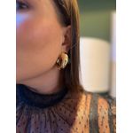 BRINCO NEW ARGOLA ABAULADA DF P BANHADOA A OURO