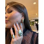 BRINCO NEW ARGOLA ABAULADA DF P BANHADOA A OURO