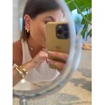 TRIO DE ARGOLAS GOTA BANHADO A OURO