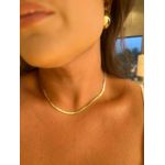 CHOKER FITA DETALHADA BANHADO A OURO