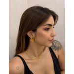 BRINCO GEOMETRICO BANHADO A OURO 