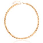 COLAR ELOS GROUMET FN BANHADO A OURO