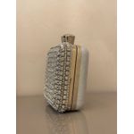 MINI BAG CRAVEJADA PRATEADA