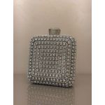 MINI BAG CRAVEJADA PRATEADA