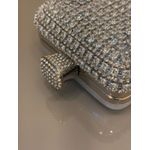 MINI BAG CRAVEJADA PRATEADA
