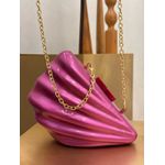CLUTCH CONCHA FUCSIA 