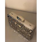 CLUTCH MARTELADA PRATEADA