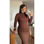 BRINCO CHAPAS BOHO MARROM BANHADO A OURO
