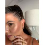 BRINCO EAR HOOK LISO FINO BANHADO A OURO