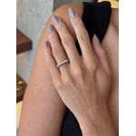 ANEL REGULÁVEL LISO FINO BANHADO A RODIO BRANCO