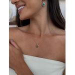 COLAR COM PINGENTE MENINO LISO BANHADO A OURO