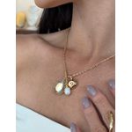COLAR PATUÁ CITRINO BANHADO A OURO