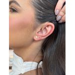 BRINCO RAIO LISO PP BANHADO A OURO