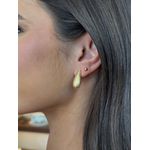 BRINCO GOTA ACETINADO BANHADO A OURO