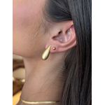 BRINCO GOTA ACETINADO BANHADO A OURO