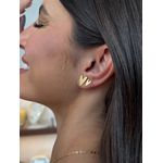 BRINCO CORAÇÃO P LISO BANHADO A OURO