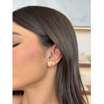 BRINCO CORAÇÃO LISO BANHADO A OURO