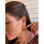 BRINCO ARGOLA BOLD GR BANHADO A OURO