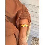 BRACELETE NEW ORGANIC BANHADO A OURO