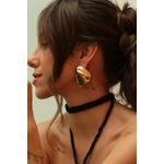 BRINCO NEW CHAPA ORGANIC MAXI BANHADO A OURO 