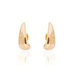 BRINCO EAR HOOK GOTA BANHADO A OURO