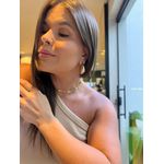 BRINCO ARGOLA ELETRO BOLD P BANHADO A OURO 
