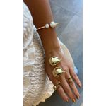 BRINCO ARGOLA ELETRO BOLD P BANHADO A OURO 