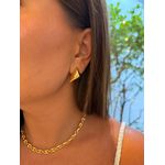 BRINCO TRIANGULO M BANHADO A OURO