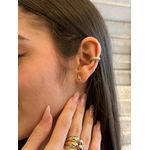 BRINCO RAIO CRAVEJADO P BANHADO A OURO 