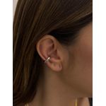 PIERCING FAKE TUBO LISO BANHADO A RODIO BRANCO