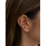 PIERCING FAKE TUBO LISO BANHADO A OURO